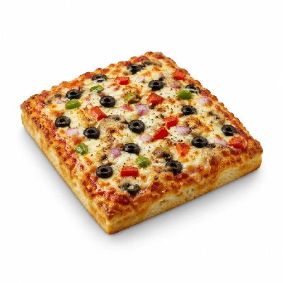 B.C. Pizza Pizza Square Pan: Greek-Za Medium