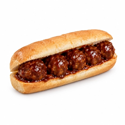 B.C. Pizza Sub: BBQ Meatball