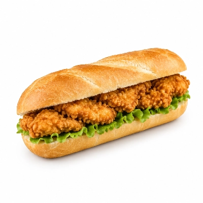 B.C. Pizza Sub: Crispy Chicken Club