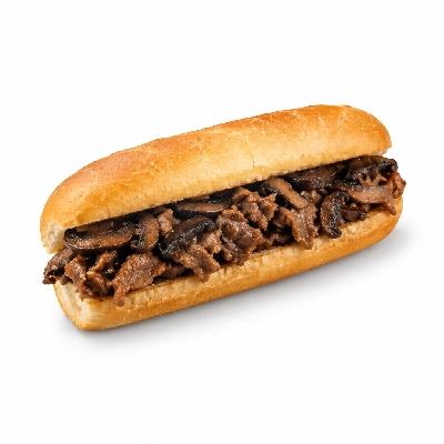 B.C. Pizza Sub: Steak & Portabella