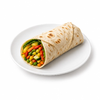B.C. Pizza Wrap: Veggie