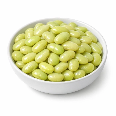 Baby lima beans frozen boiled with salt