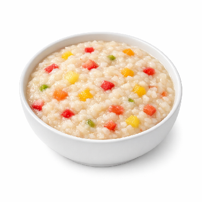 Babyfood cereal rice with mixed fruit junior