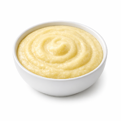 Babyfood cereal with eggs strained