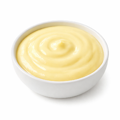 Babyfood dessert custard pudding vanilla strained