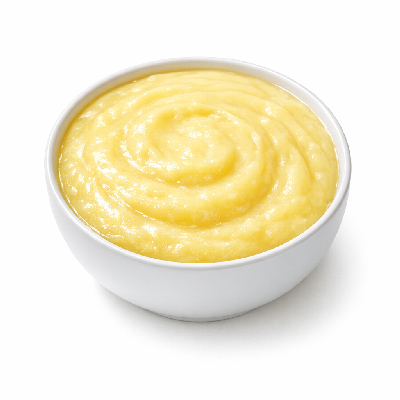 Babyfood dessert fruit pudding pineapple strained