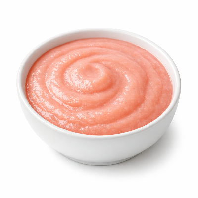 Babyfood dessert peach melba strained