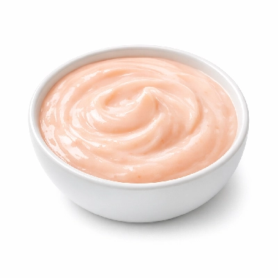 Babyfood dessert peach yogurt