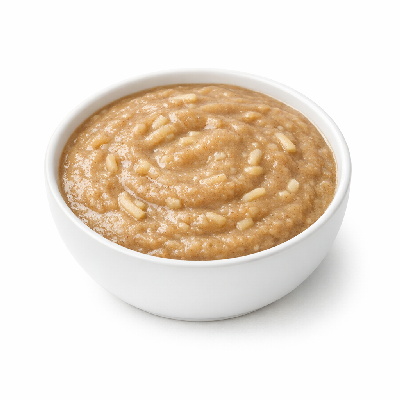 Babyfood dinner beef noodle strained