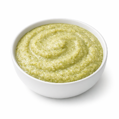 Babyfood dinner broccoli and chicken strained