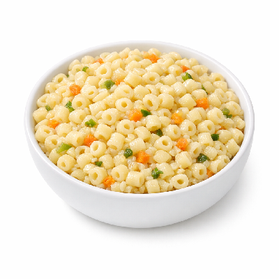 Babyfood dinner pasta with vegetables