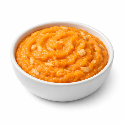 Babyfood dinner sweet potatoes and chicken strained