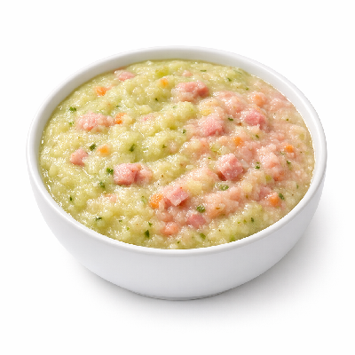 Babyfood dinner vegetables and ham junior