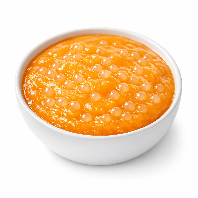 Babyfood fruit apricot with tapioca strained