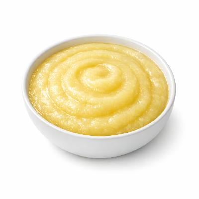 Babyfood fruit pears and pineapple strained