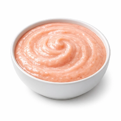 Babyfood mixed fruit juice with low fat yogurt