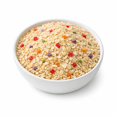 Babyfood oatmeal cereal with fruit dry instant toddler