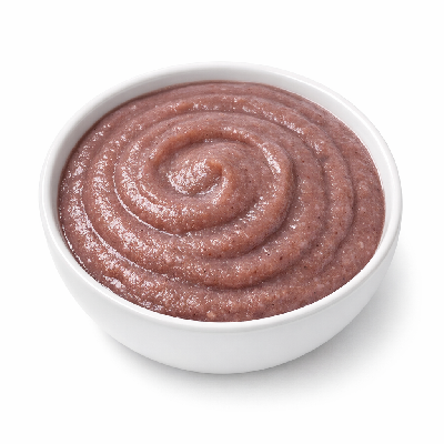 Babyfood plums bananas and rice strained