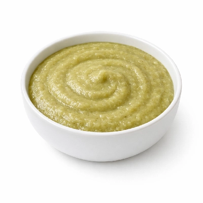 Babyfood vegetable and brown rice strained