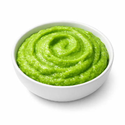 Babyfood vegetables peas strained