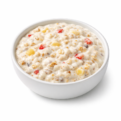 Babyfood yogurt whole milk with fruit multigrain cereal and added dha