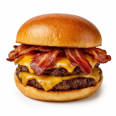 Bad Daddy's Burger Bar Bacon Cheeseburger on Steroids