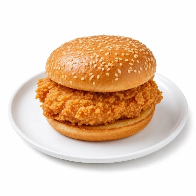 Bad Daddy's Burger Bar Buffalo Chicken Fried Burger