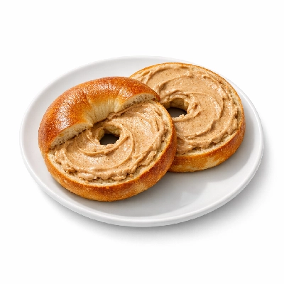 Bagel with Cinnamon Spread