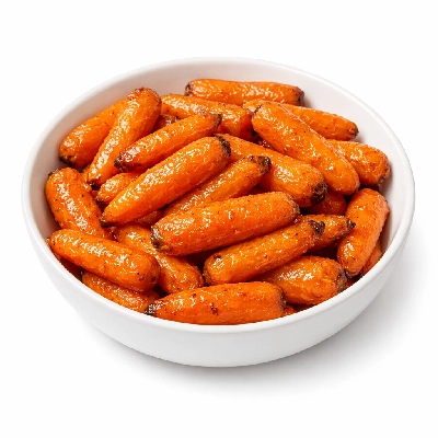 Baked baby carrots