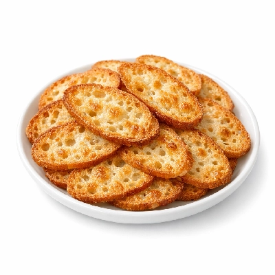 Baked bread crisps