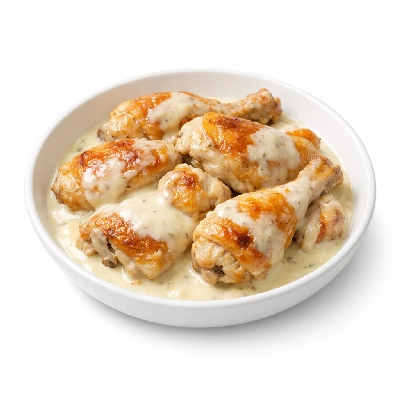 Baked Chicken with Cream Sauce