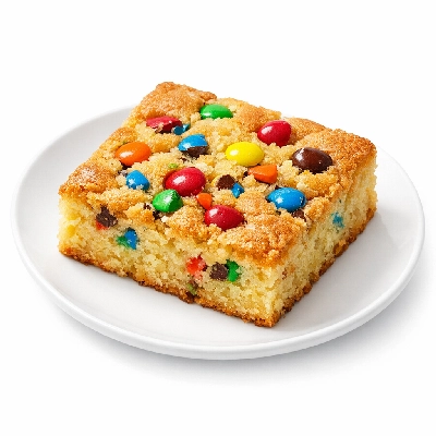 Baked Dessert Square with Candy