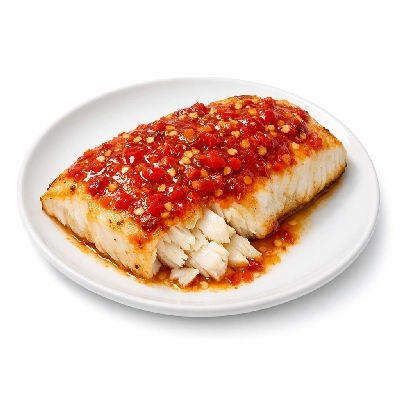 Baked Fish with Chili Sauce