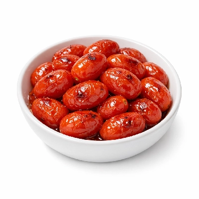 Baked grape tomatoes
