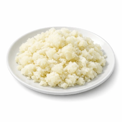 Baked potato without skin or salt