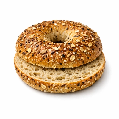 Baked products bagels multigrain