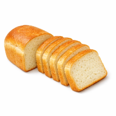 Baked products bread gluten-free white made with potato extract rice starch and flour