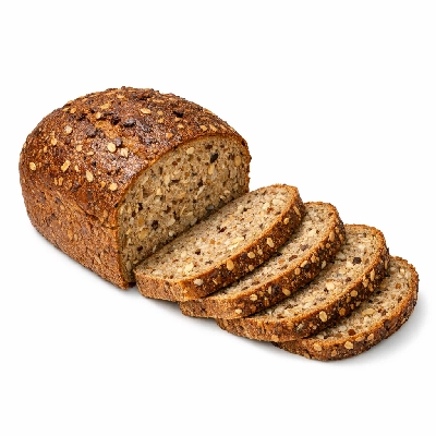 Baked products bread gluten-free whole grain made with tapioca starch and brown rice flour