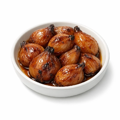 Baked shallots