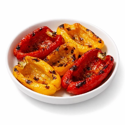 Baked sweet peppers