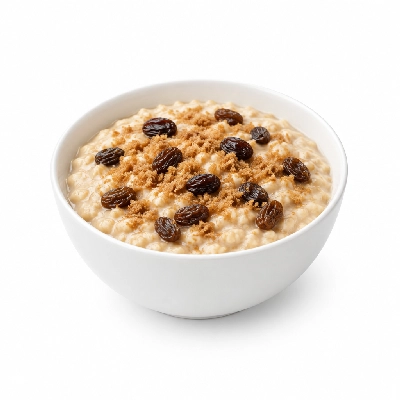 Bakers Square 4-Square Combos Oatmeal with Milk Brown Sugar & Raisins