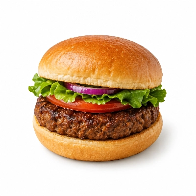 Bakers Square All-American Crush Burger with Boca Patty (No Cheese No Side)