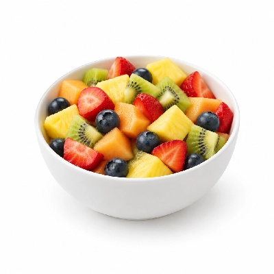 Bakers Square Benedicts Pepper Jack Fresh Fruit