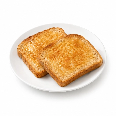 Bakers Square Bread Choices Toast 2 Slices Wheat Buttered