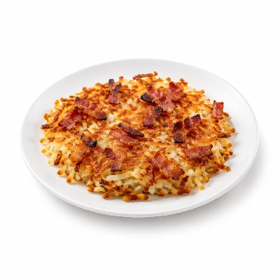 Bakers Square Breakfasts Classic Bacon Hash Browns (No Bread)