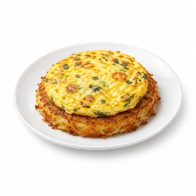Bakers Square California Frittata Hash Browns (No Bread)