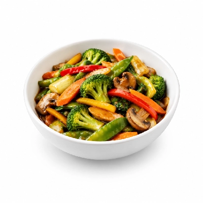 Bakers Square Chicken Asian Stir Fry Full (No Bread No Chicken)