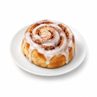 Bakers Square Cinnamon Roll Prepared