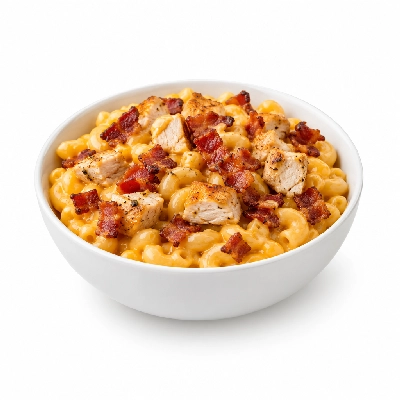 Bakers Square Dinners Deluxe Chicken-Bacon Mac & Cheese Just Right Portion (No Bread)