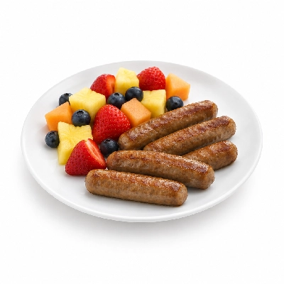 Bakers Square Gluten Sensitive Menu Classic Breakfast Sausage Links Fresh Fruit
